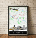 Pittsburgh Marathon Personalized Print