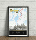 New York Marathon Personalized Print