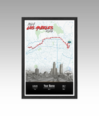 Los Angeles Marathon Personalized Print