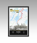 New York Marathon Personalized Print
