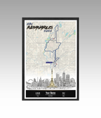 Indianapolis Marathon Personalized Print