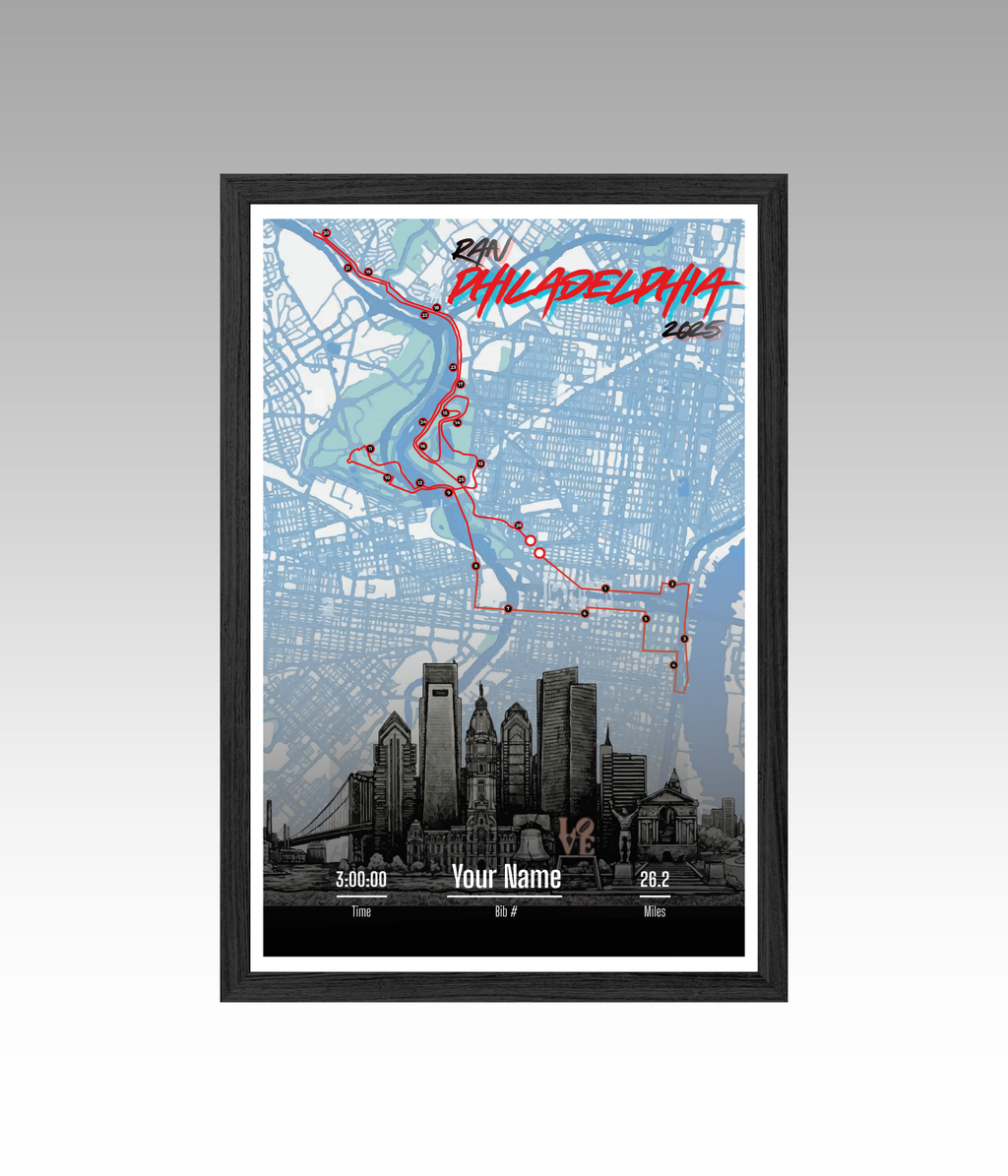 Philadelphia Marathon Personalized Print