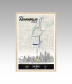 Indianapolis Marathon Personalized Print