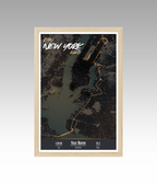New York Marathon Personalized Print (3D)