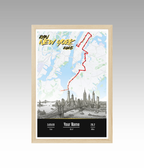 New York Marathon Personalized Print