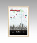 Los Angeles Marathon Personalized Print