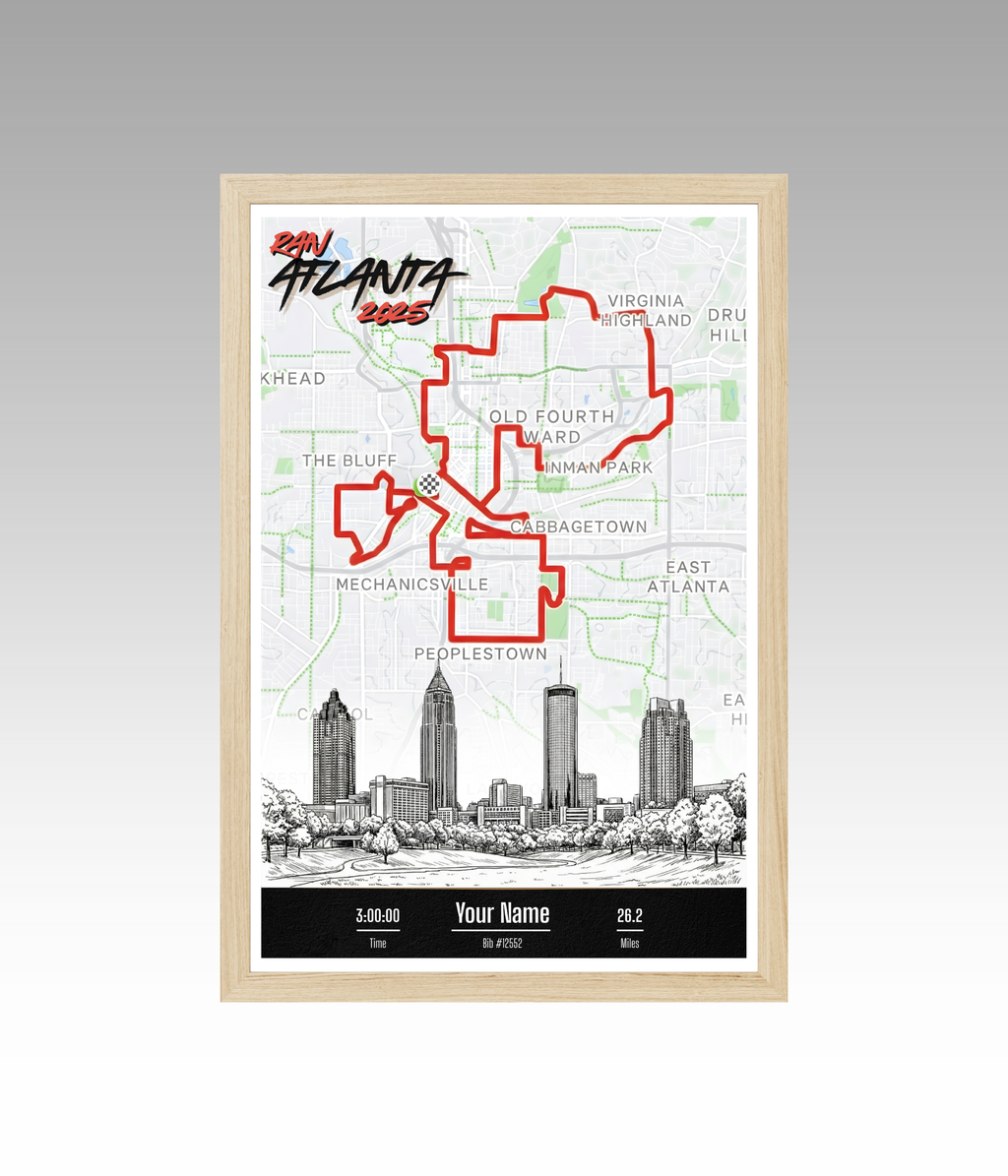 Atlanta Marathon Personalized Print