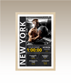 HYROX Finisher Poster | Personalized Print + Your Picture
