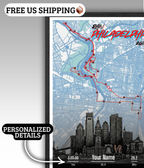 Philadelphia Marathon Personalized Print
