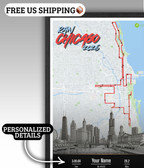Chicago Marathon Personalized Print (NRC)