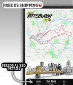 Pittsburgh Marathon Personalized Print